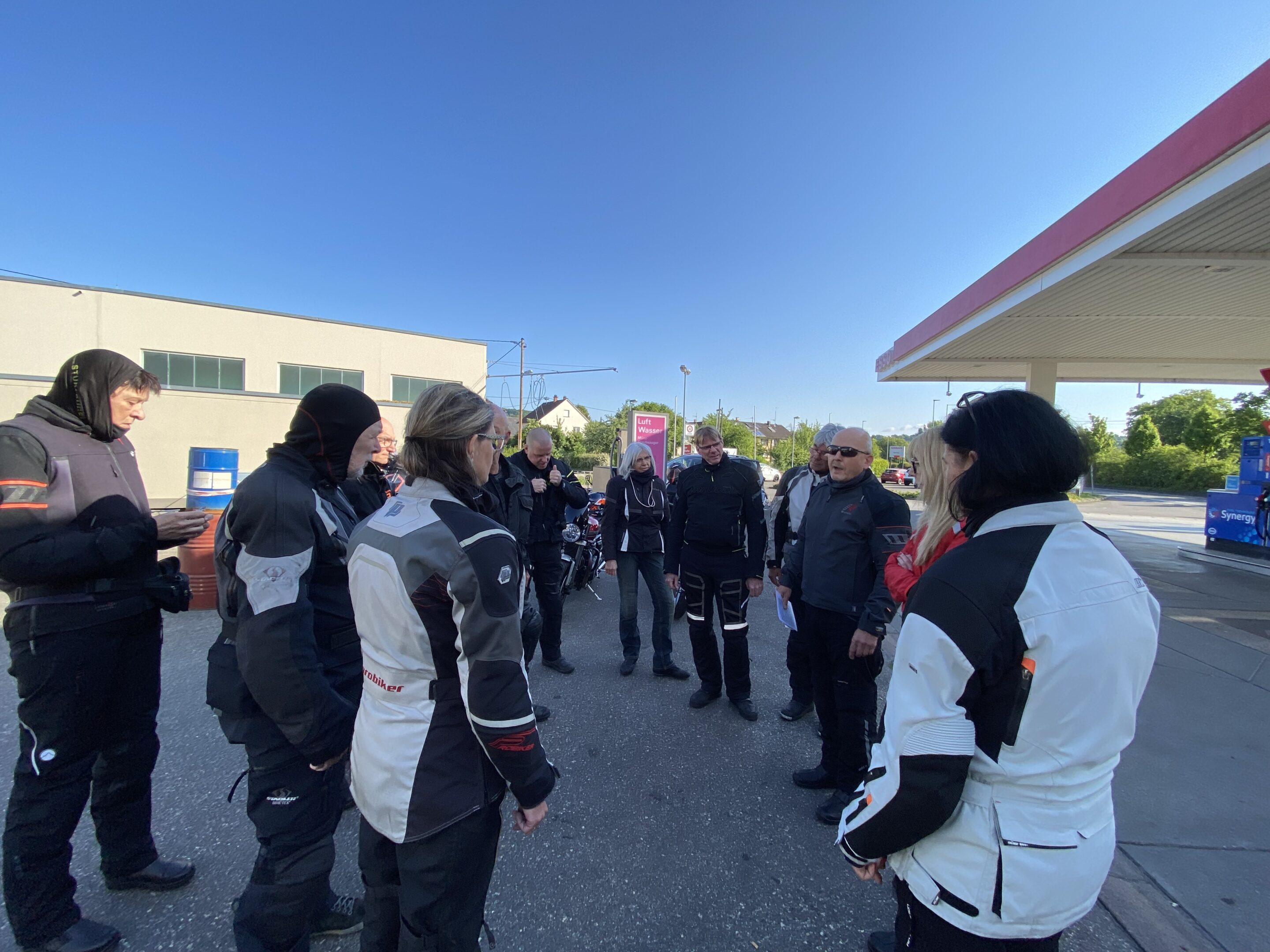 Briefing zur Abfahrt