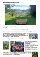 Motorrad entschleunigen