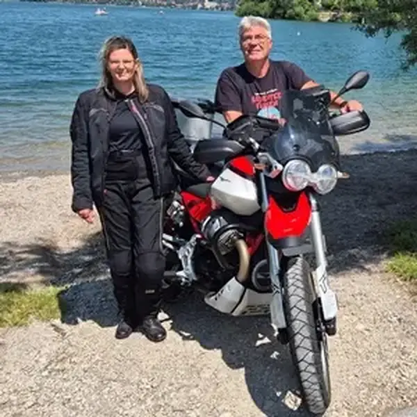 Silke & Ecki Moto Guzzi V85 TT